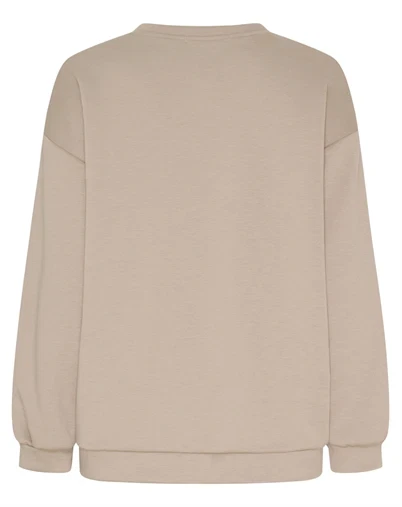 Marta Du Chateau - MDCHibiscus Sweatshirt - Beige